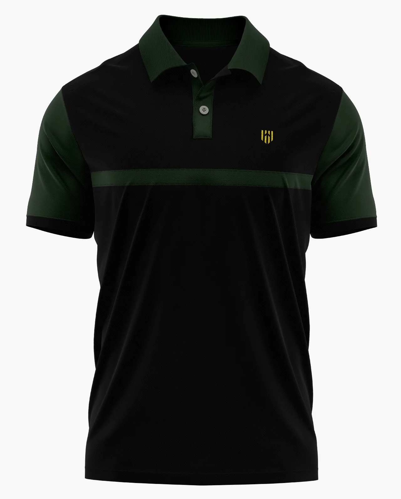 Army stripe polo T-shirt - Image 5