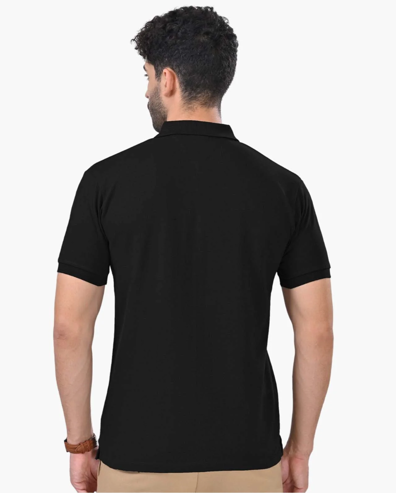 Deployed Cargo Black Polo T-Shirt - Image 4