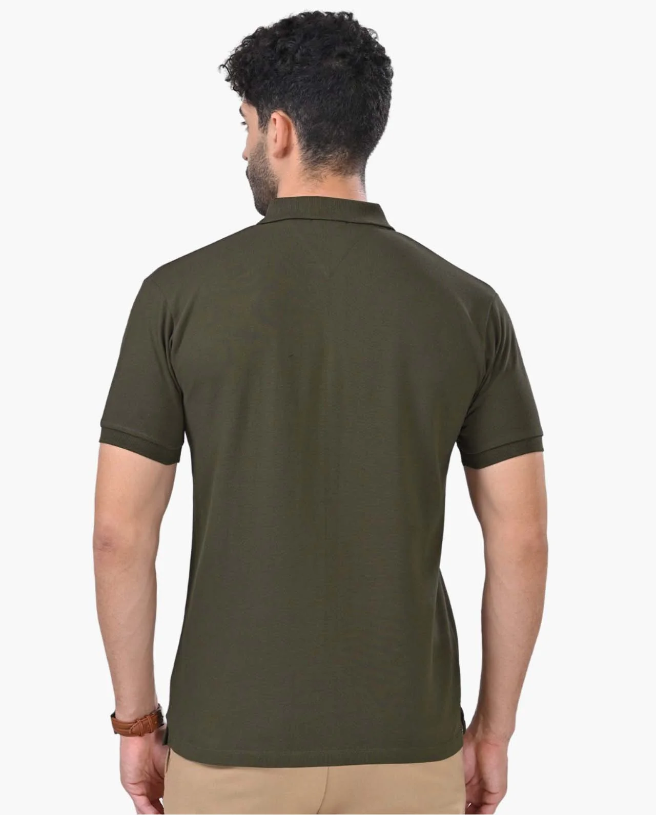 Deployed Cargo Olive Green Polo T-Shirt - Image 4