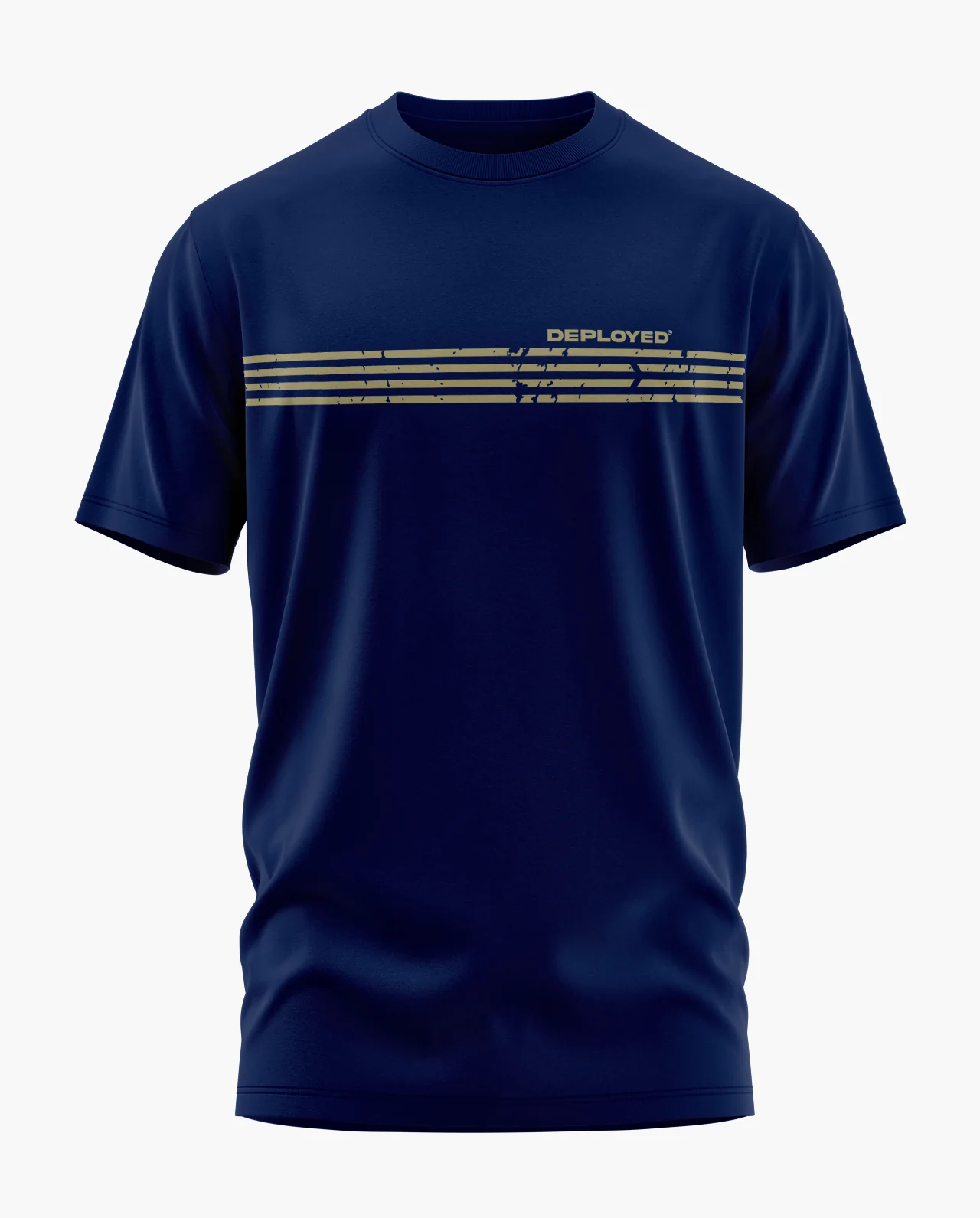 Deployed Military Stripe Signature LuxeSoft Cotton T-Shirt - Image 3