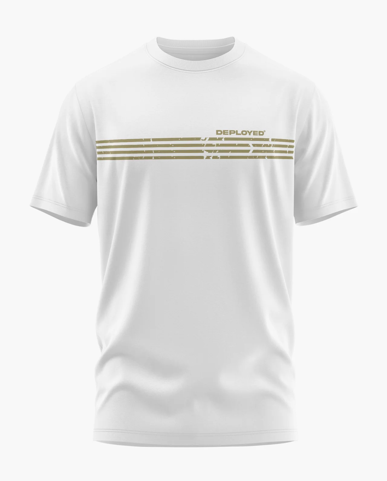 Deployed Military Stripe Signature LuxeSoft Cotton T-Shirt - Image 4
