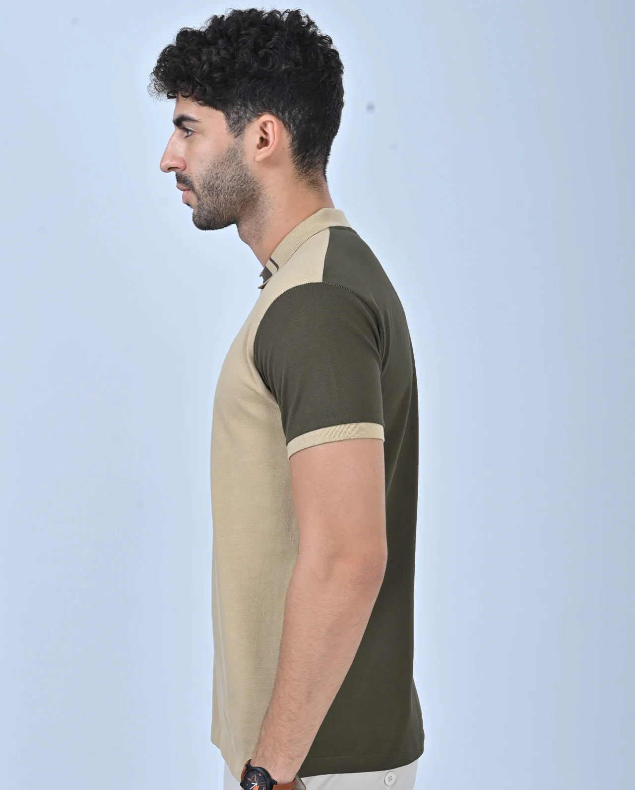 Deployed Organic Retro Polo T-Shirt - Image 5