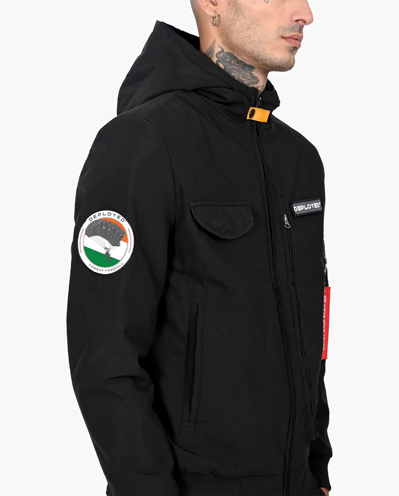 Stealth Black Para Trooper Tactical Jacket - Image 10