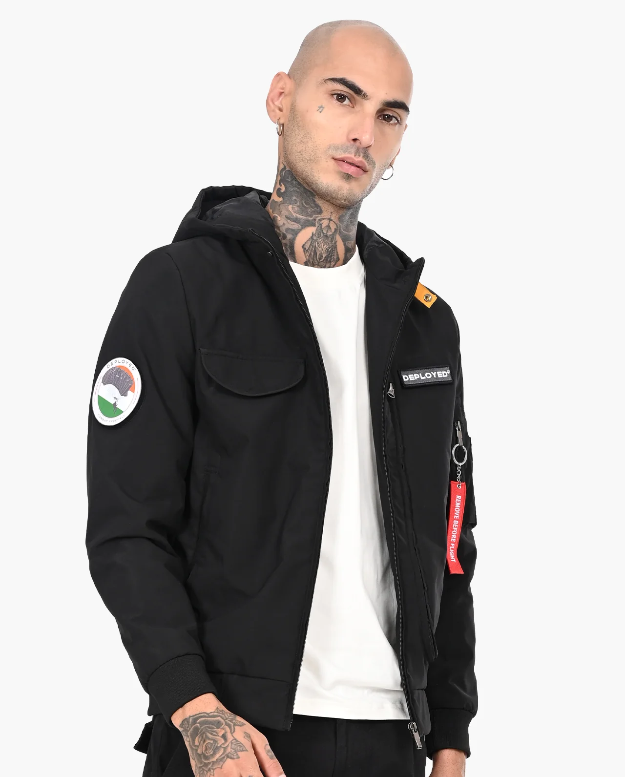 Stealth Black Para Trooper Tactical Jacket - Image 6