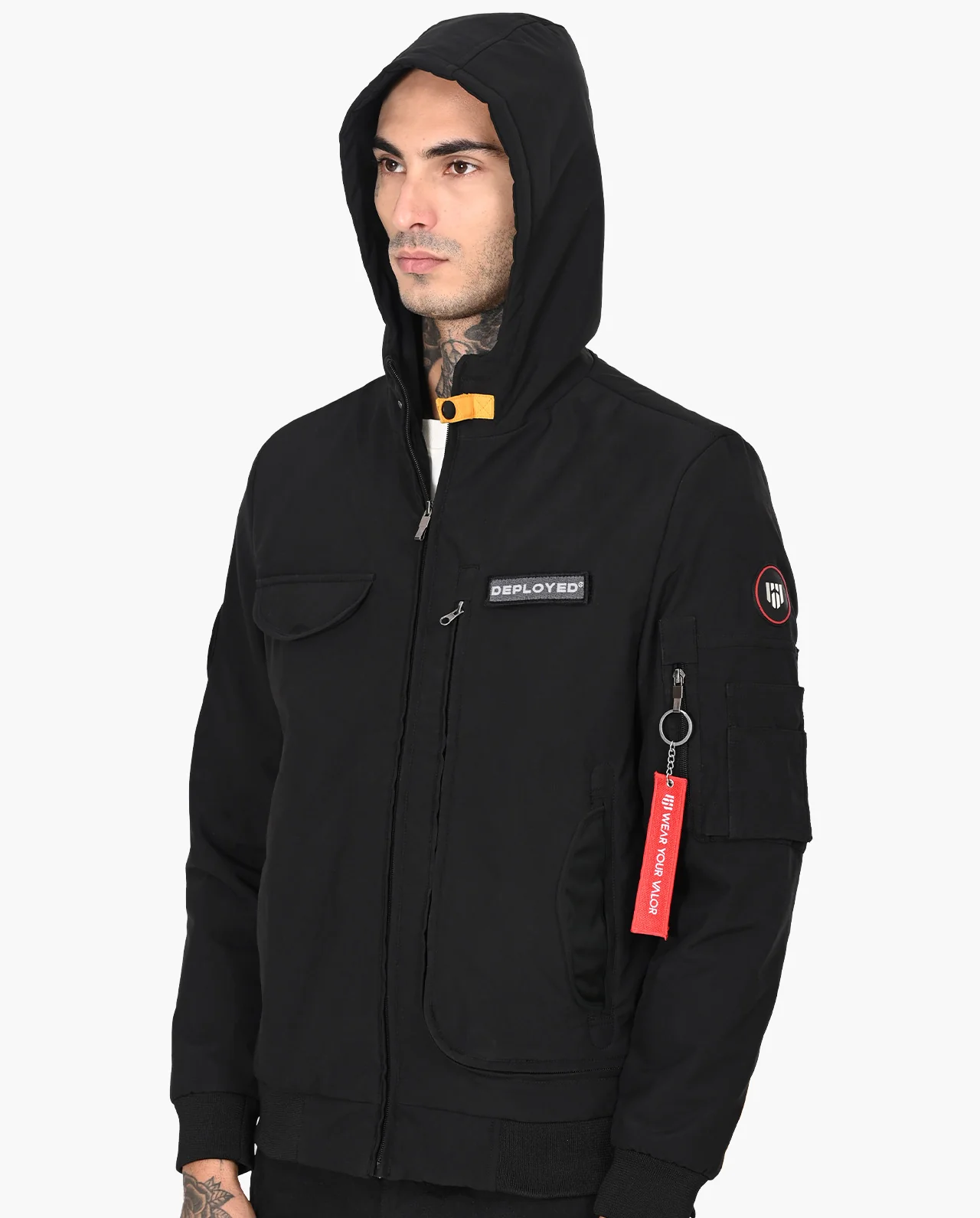 Stealth Black Para Trooper Tactical Jacket - Image 8