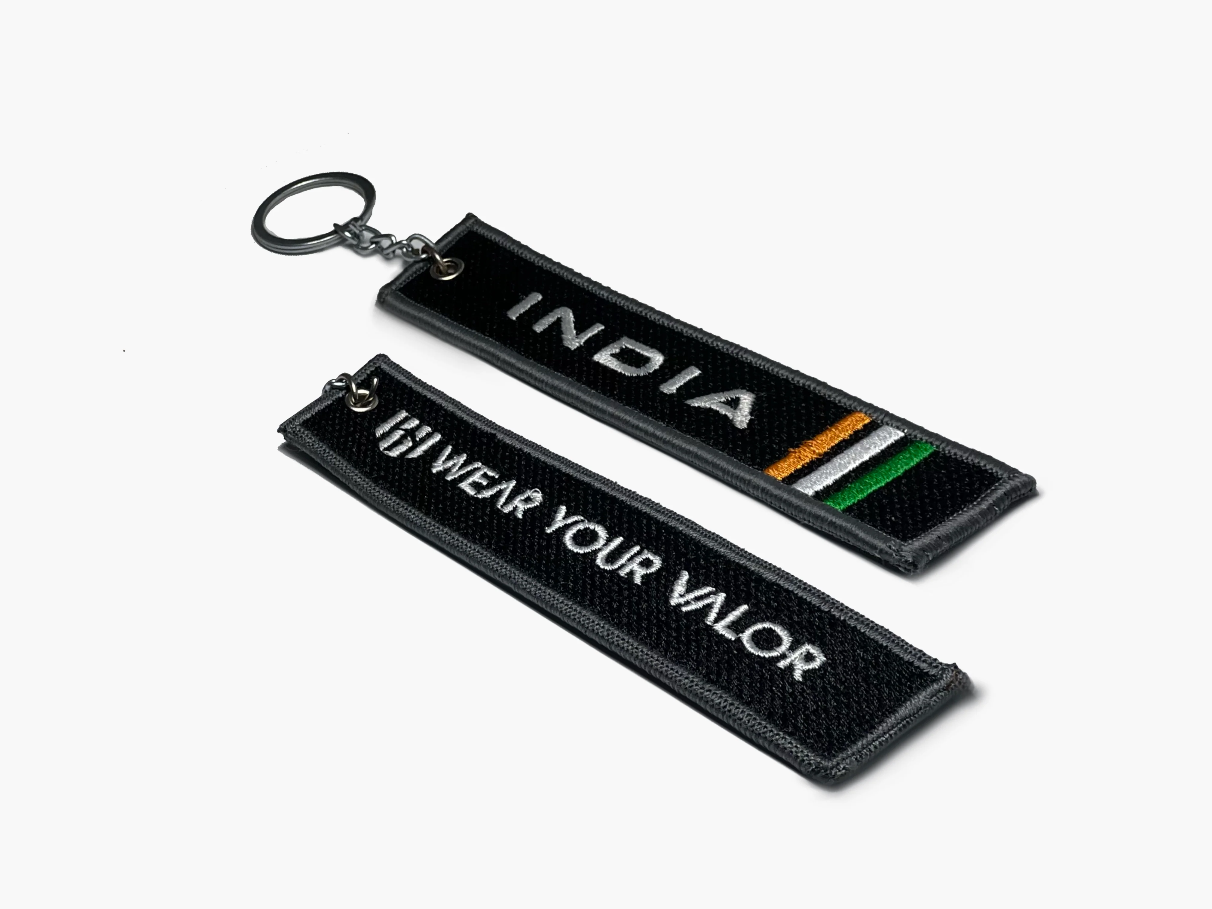 Wear Your Valor India Embroidery Keychain - Image 3